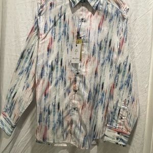 Robert Graham long sleeve button down shirt. It is multicolored, size Medium.